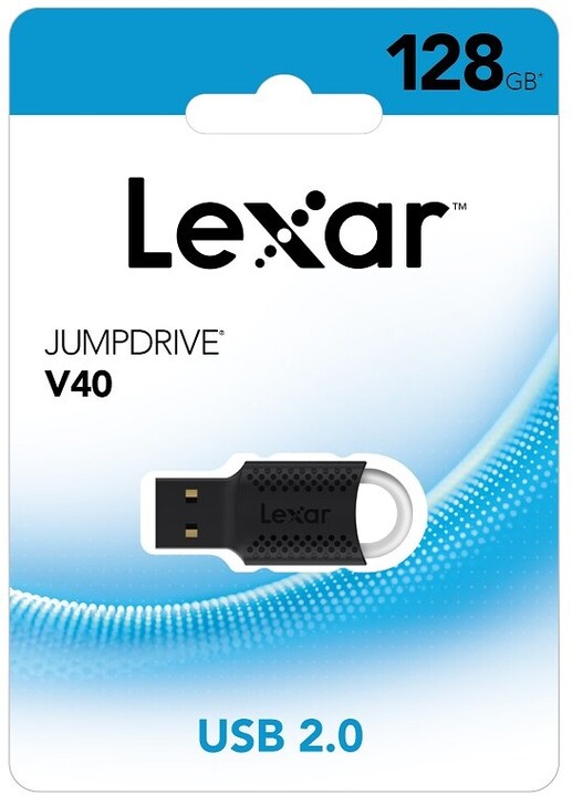 Lexar JumpDrive V40 - 128GB, černá_625138436