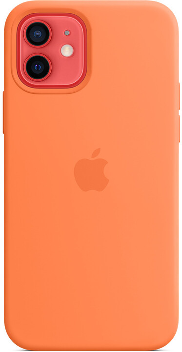 Apple silikonový kryt s MagSafe pro iPhone 12/12 Pro, oranžová_1862449634