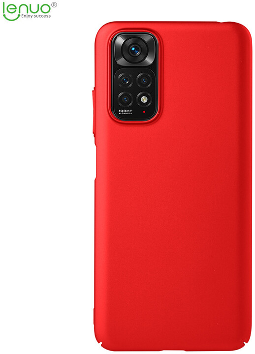Lenuo Leshield zadní kryt pro Xiaomi Redmi Note 11/11S, červená_36713507