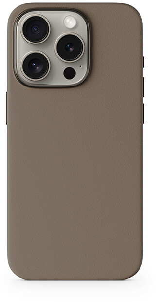 EPICO kožený zadní kryt Mag+ pro iPhone 15 Pro Max, písková_427419141