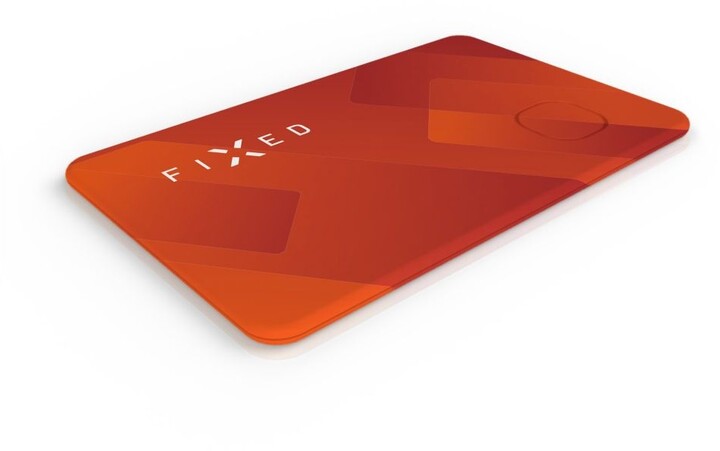 FIXED Smart tracker Tag Card s podporou Find My, bezdrátové nabíjení, červená_248125835