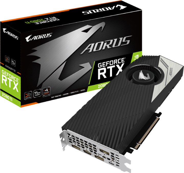 GIGABYTE AORUS GeForce RTX 2080 Ti TURBO 11G, 11GB GDDR6_1314025512