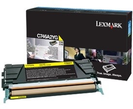Lexmark C746A2YG, žlutá_1230678643