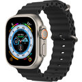 RhinoTech řemínek Ocean pro Apple Watch 42/44/45/49mm, černá_1382204812
