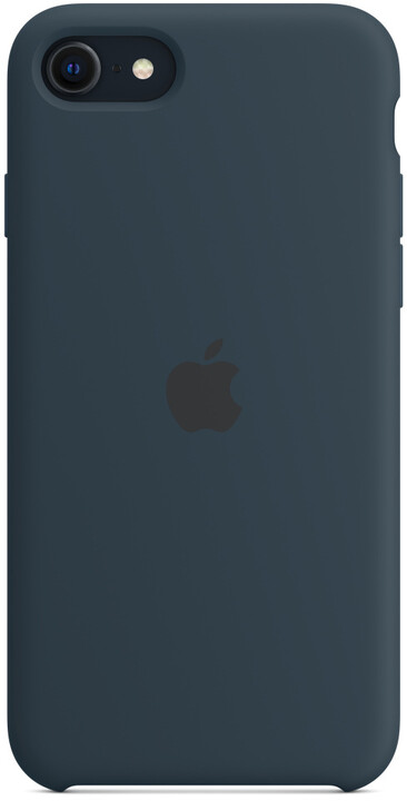 Apple silikonový kryt na iPhone SE (2022), hlubokomořsky modrá_875762183