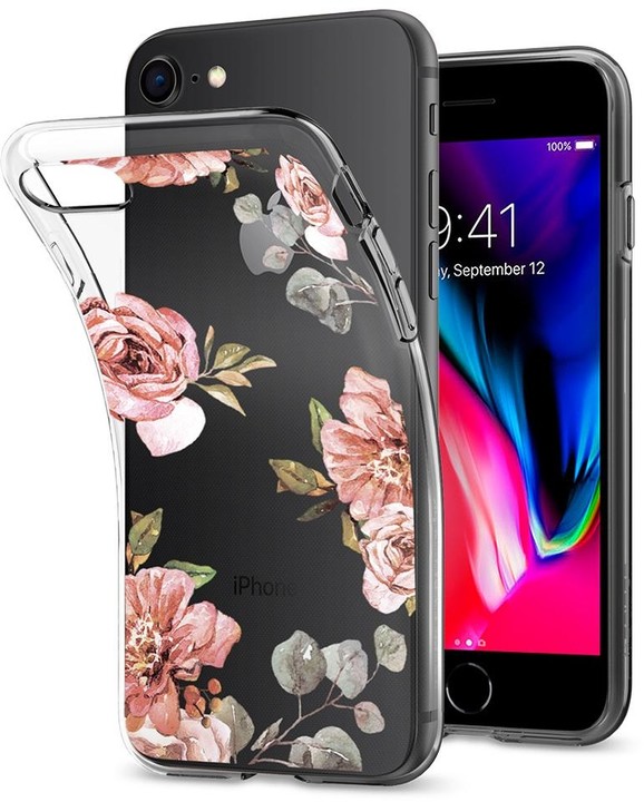 Spigen Liquid Crystal zadní kryt pro iPhone 7/8, aquarelle rose_2027584521