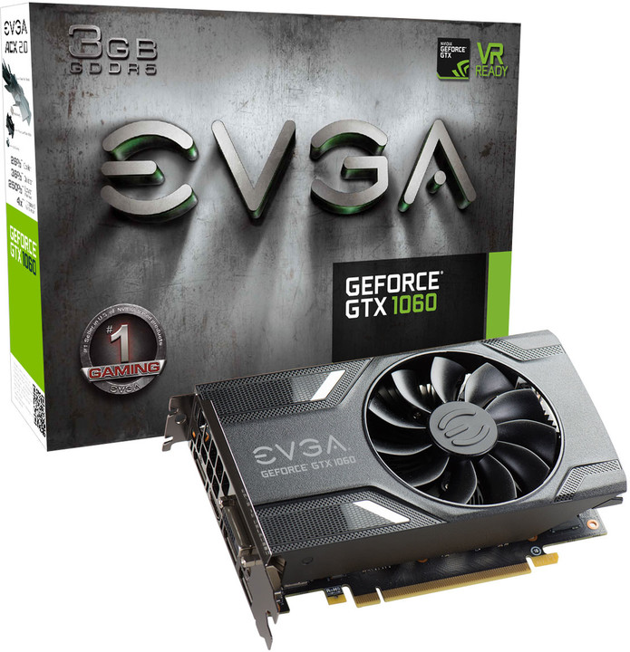 EVGA GeForce GTX 1060 Gaming, 3GB GDDR5_1883254754