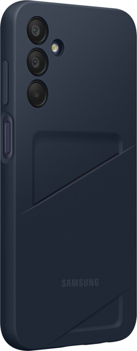 Samsung ochranný kryt s kapsou na kartu pro Galaxy A15, tmavě modrá_749082047