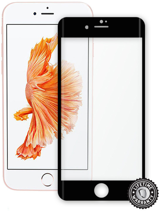 ScreenShield ochrana displeje Tempered Glass pro Apple iPhone 7 Plus, černá (kovový okraj)_150798794