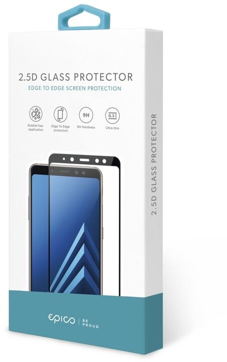 EPICO tvrzené sklo pro Samsung Galaxy A52/A52s/A52 5G, 2.5D, 0.3mm, černá_1006696450