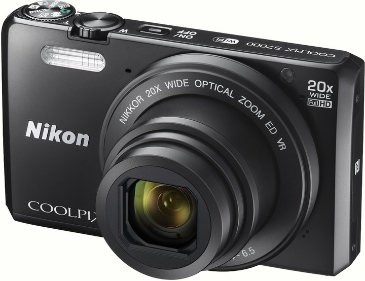 Nikon Coolpix S7000, černá + 8GB SD + pouzdro_1119864746