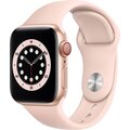 Apple Watch Series 6 Cellular, 40mm Gold, Pink Sand Sport Band - Regular_1991495805