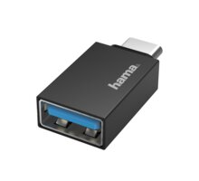 Hama adaptér USB-C - USB-A (OTG), černá_1018220136