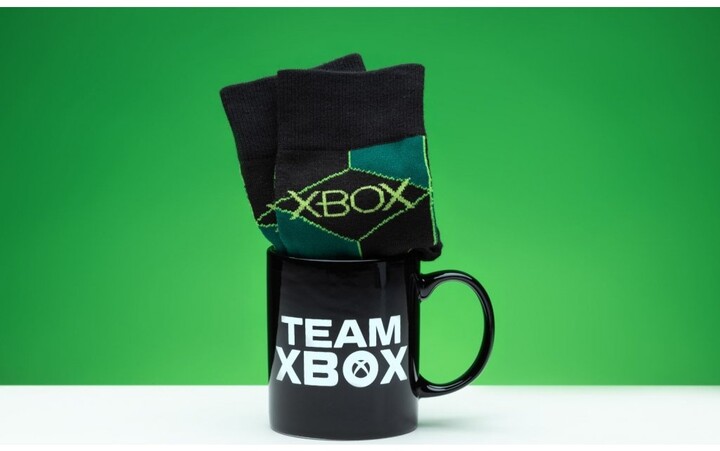 Dárkový set Xbox - Team Xbox, hrnek a ponožky, 315 ml, 41-46_1701576307