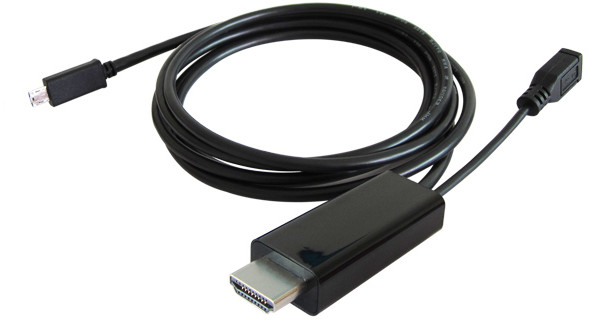 PremiumCord MHL 2.0 (micro USB/HDTV) adaptér kabel na HDMI 1,5m_1322550227