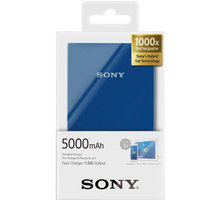 Sony CP-V5ABL přenosný zdroj USB, 5000mAh, modrá_505838752