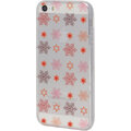 EPICO pružný plastový kryt pro iPhone 5/5S/SE COLOUR SNOWFLAKES