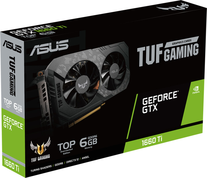 ASUS GeForce TUF-GTX1660TI-T6G-EVO-GAMING, 6GB GDDR6_1930640673