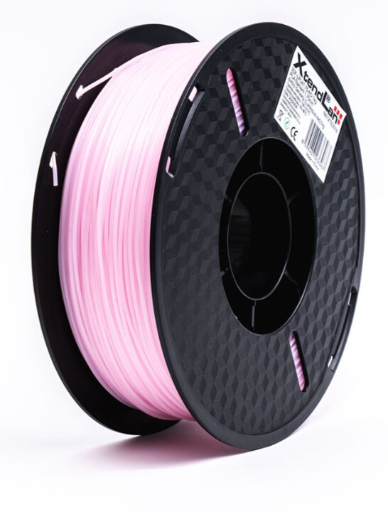 XtendLAN tisková struna (filament), PLA, 1,75mm, 1kg, svítící červený_1139147421