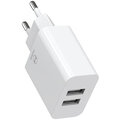 Mcdodo cestovní nabíječka, 2xUSB-A, bílá + kabel USB-C - USB-A, 1m_924075049