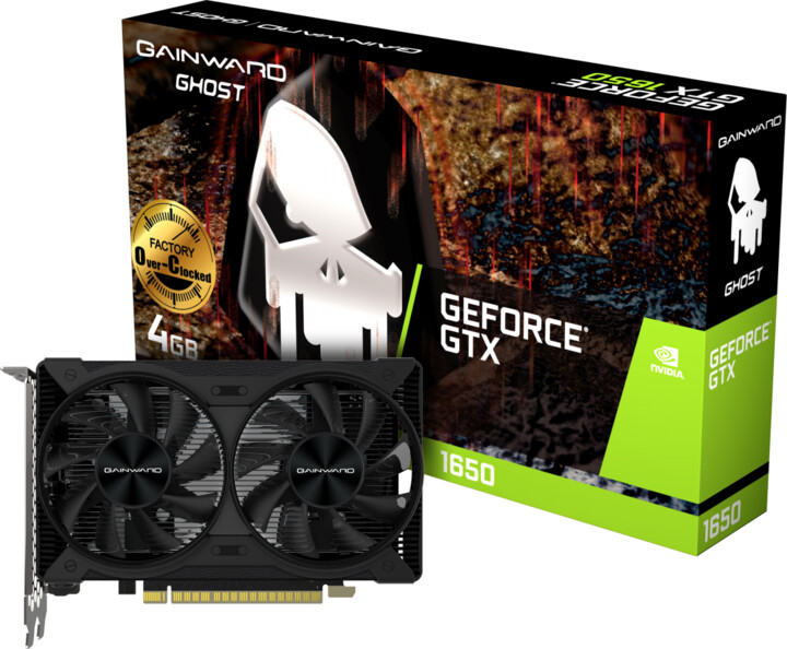 Gainward GeForce GTX 1650 D6 Ghost OC, 4GB GDDR6_1676334651