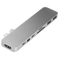 HYPER pro USB-C Hub pro MacBook Pro, stříbrný