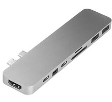HYPER pro USB-C Hub pro MacBook Pro, stříbrný_1150095718