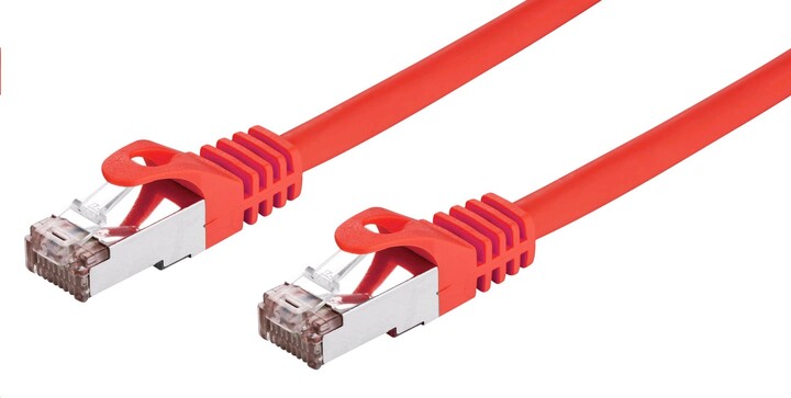 C-TECH kabel patchcord Cat6, FTP, 1m, červená_627812909