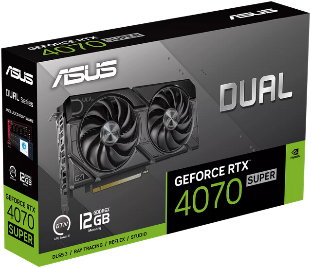 ASUS Dual GeForce RTX 4070 SUPER EVO, 12GB GDDR6X_1546394675