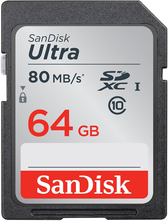 SanDisk SDXC Ultra 64GB 80MB/s UHS-I_670993271