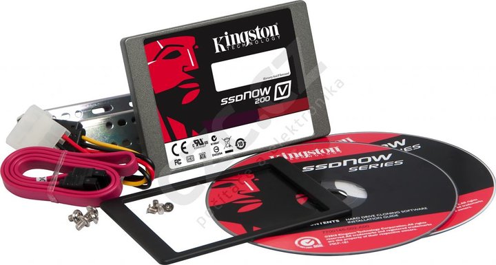 Kingston SSDNow V200 - 128GB, Desktop Kit_1155314742