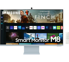 Samsung Smart Monitor M8 - LED monitor 32" Samsung Galaxy Buds2, bílá v hodnotě 3 799 Kč + O2 TV HBO a Sport Pack na dva měsíce