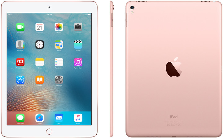 Apple iPad Pro, 9,7&quot;, 256GB, Wi-Fi, růžová/zlatá_1917276255