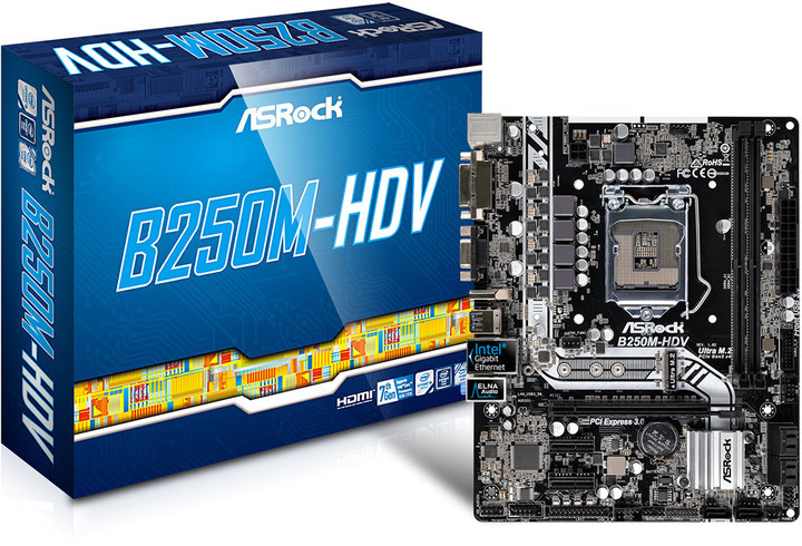 ASRock B250M-HDV - Intel B250_42676250
