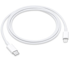 Apple kabel USB-C - Lightning, 1m, bílá MUQ93ZM/A