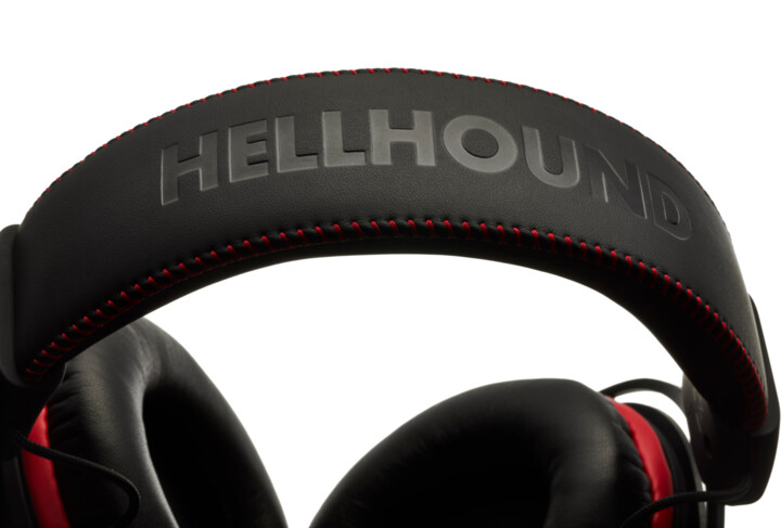 CZC.Gaming Hellhound, herní sluchátka, černá/červená