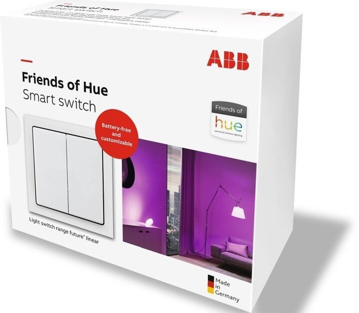 ABB chytrý vypínač Friends of Hue smart switch 2CKA006710A0011, bílý