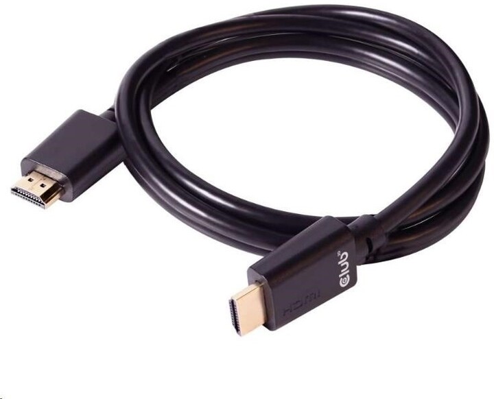 Club3D kabel HDMI 2.1, M/M, 4K@120Hz, 8K@60Hz, Ultra High Speed, 3m, černá_1086032137