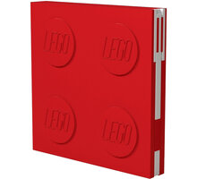 Zápisník LEGO, s gelovým perem, červená