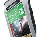 Love Mei Case HTC M8 Three anti protective shell, silver-black_1837442409