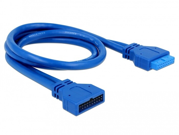 DeLock prodlužovací kabel USB 3.0, 19-pin konektor samec/samice_1116591610