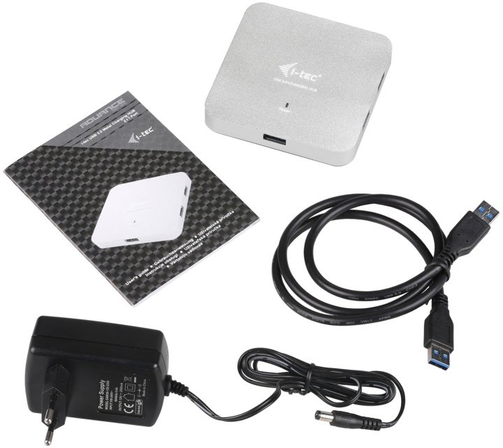 i-tec USB 3.0 Hub 5-Port, metal, s napaječem_455700144