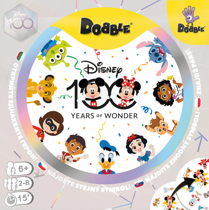 Karetní hra Dobble - Disney 100. výročí_1510401018