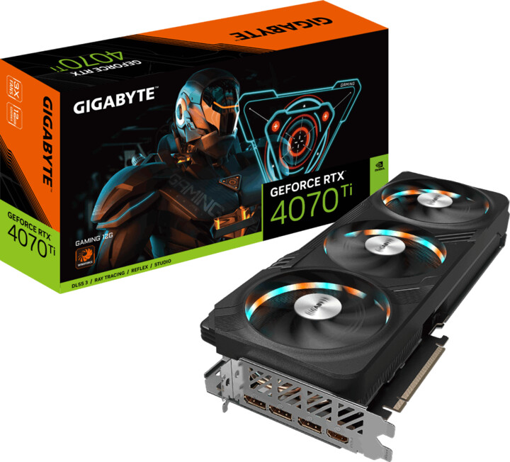 GIGABYTE GeForce RTX 4070 Ti GAMING 12G, 12GB GDDR6X_1800078063