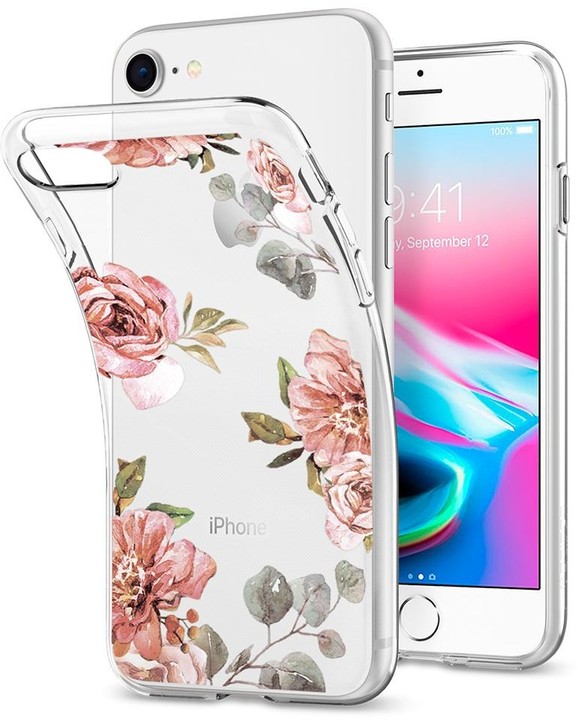 Spigen Liquid Crystal zadní kryt pro iPhone 7/8, aquarelle rose_1153379618