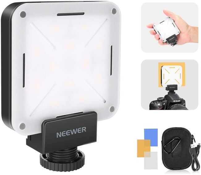 Neewer mini LED panel, 12 ultra-jasných diod, dobíjecí_1030424105