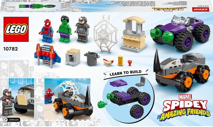 LEGO® Marvel Super Heroes 10782 Hulk vs. Rhino – souboj džípů_610194277