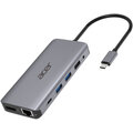 Acer dokovací stanice USB-C 12v1, 2 x USB3.2, 2 x USB2.0, SD/TF, 2 x HDMI, DP, RJ45, jack, PD 60W_1324737593