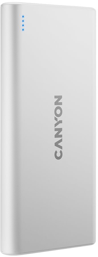 CANYON powerbanka 10000mAh, 2xUSB-A, 5V/2.1A, bílá - CNE-CPB1006W