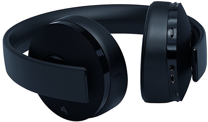 Sony PS4 - Gold Wireless Headset, černá_2035397210